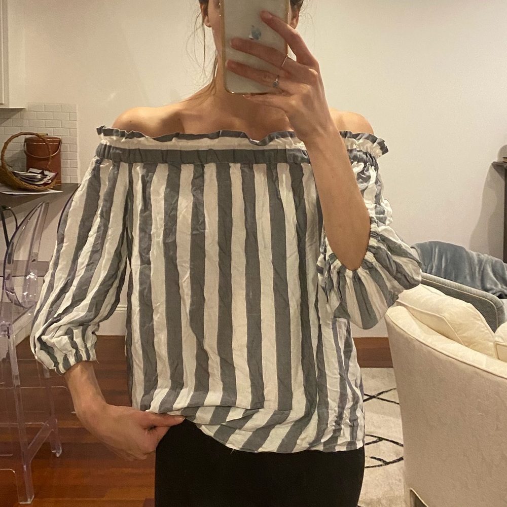 Banana republic off shoulder top